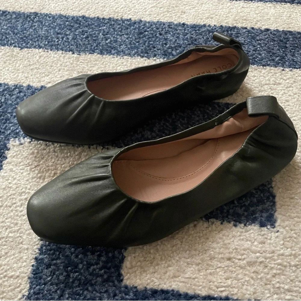 Cole Haan Wayfarer Ballet Flats, Dark Green 9